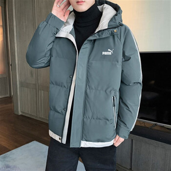 彪马联名反季运动羽绒棉服男冬季棉服休闲棉衣青年大码棉袄工装外套潮