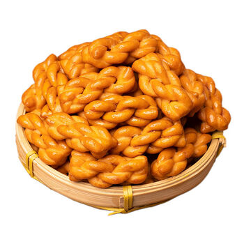 小麻花零食独立包装整箱网红休闲传统糕点小吃黑糖味共发50包