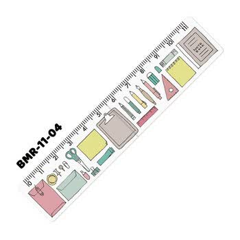 回形针磁铁便携迷你小型尺子 创意11cm磁力对折直尺 11cm尺子/bmr-11