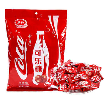 万和(wanheda)可乐雪碧汽水味硬糖350g可乐味糖圣诞招待零食喜糖果