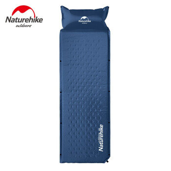 Naturehike挪客户外自动充气垫单人防潮垫加厚露营可拼接双人睡垫帐篷气垫NH15Q002-D 深蓝色