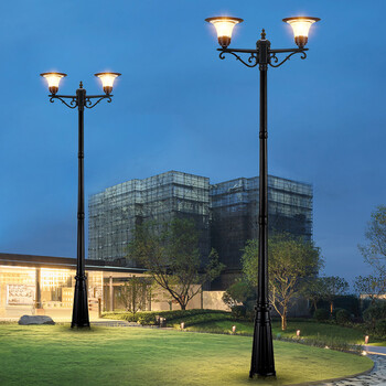 凯优美(kaiyoumei)高杆灯led超亮简约花园别墅景观庭院灯户外防水草地