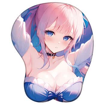 树奈奈 原神鼠标垫胸 3d雷神胡桃纳西妲二次元立体超大硅胶胸手腕定制