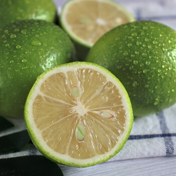 果迎鲜 青柠檬 青皮柠檬 新鲜水果 小青柠 青柠檬30个装