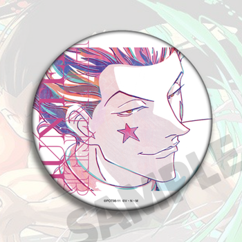 动漫吧唧包包二次元cos挂件周边徽章奇犽小杰西索hunter1658mm布纹膜