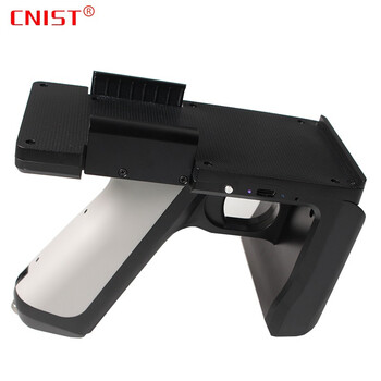 CNIST CN900T背夹式UHF蓝牙数据采集手持终端rfid手持机超高频远距读写器PDA扫描枪 CN900T背夹式UHF二维码扫描头蓝牙读距10米 标配