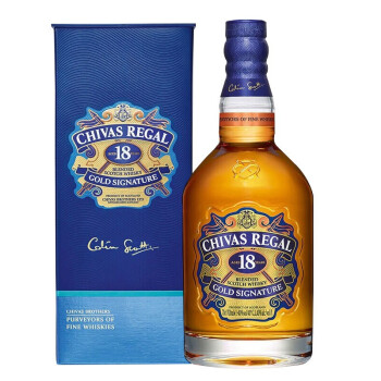 芝华士chivasregal18年苏格兰威士忌1l进口洋酒