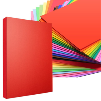 金煌兴富a470克彩色复印纸打印纸儿童手工折纸100张包a470g红色100张