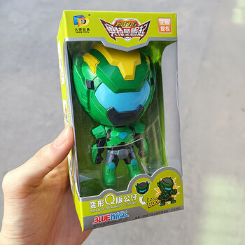 力量变形扭蛋钢铁飞龙2公仔q版蛋糕摆件男孩幼儿园玩具 盒装q版铁拳