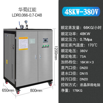 電磁採暖電鍋爐樂山紅能全自動電加熱蒸汽發生器釀酒鍋爐小型商用工業