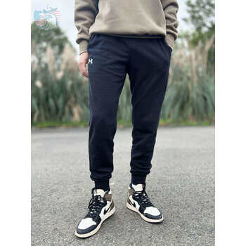 安德玛underarmour现货安德玛uarival长裤男秋冬加厚加绒抓绒运动裤