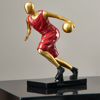 风宇阳光篮球人物摆件装饰品酒柜摆设男生生日儿童节圣诞礼物创意办公