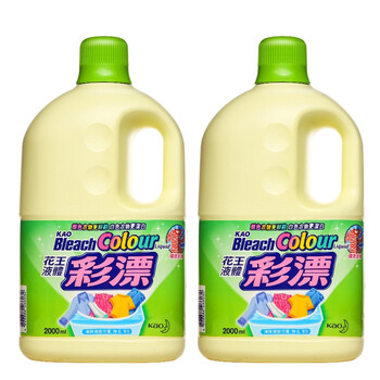 花王液体彩漂剂2l2原装进口彩色衣物通用活氧去污去渍彩漂水