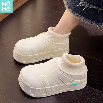 nome棉拖鞋女士秋冬季新款户外穿室内居家加绒保暖月子防水滑棉鞋男款