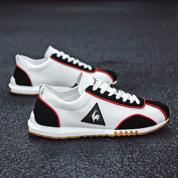 乐卡克法国公鸡男鞋夏季小白鞋女休闲百搭运动跑步鞋青年情侣板鞋 23