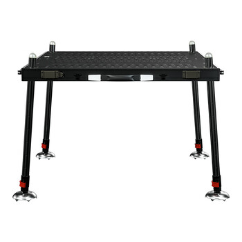 华美镂空钓台超轻铝合金碳素钓台碳纤维钓鱼钓台2020新款钓鱼平台折叠