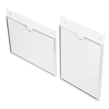 艾利图 壁挂文件墙挂式文件架墙上文件夹放a4纸的文件盒展架亚克力