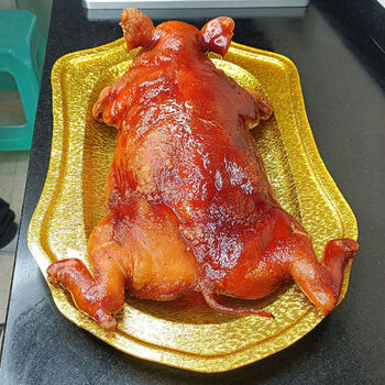 樱安娜 脆皮烤乳猪整只烤全猪烧猪特产美食舌尖香猪开礼盒装 整只2斤