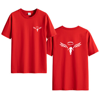 新款二次元动漫周边重生之道mikey短袖t 168款-光环天使(正反)-红色 s