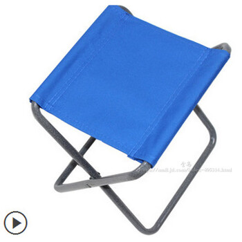 折叠椅子钓鱼椅沙滩烧烤座椅靠背椅小凳子 帆布小板凳颜色随机发货