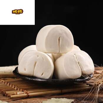 洪僖侨山东老面大馒头3斤5斤纯手工千层馒头原味刀切呛面馒头方馍馍3