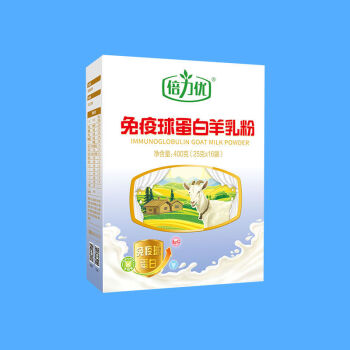 倍力优羊奶粉中老年成人奶粉补钙全脂无蔗糖400g盒1盒装