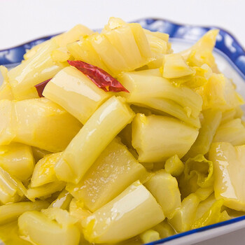 爽口菜花梗泡菜新鲜即食菜梗酸菜酒店同款冷盘浙江特产下饭菜腌菜凉菜