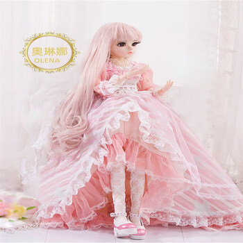 万代(bandai)洋娃娃玩具女孩公主凯蒂套装大型珍藏仿真人偶多丽丝芭比