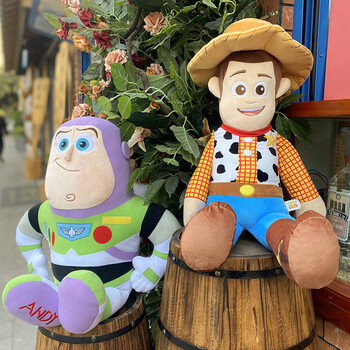 大玩偶80cm基友可牵手限量珍藏玩具总动员公仔胡迪巴斯一起入更有趣