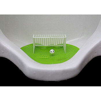 池除臭芳香垫足球门尿斗卫生球防臭过滤网小便器净味洁厕香片3个装