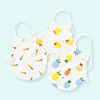 婴儿纯棉肚兜春秋新生儿童睡觉兜兜小孩护肚子宝宝护腹围夏季薄款 3条