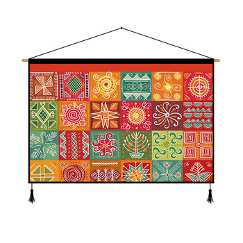 藏式挂毯挂布波西米亚风挂毯布艺挂画墙面客厅卧室壁毯布画民宿装饰墙