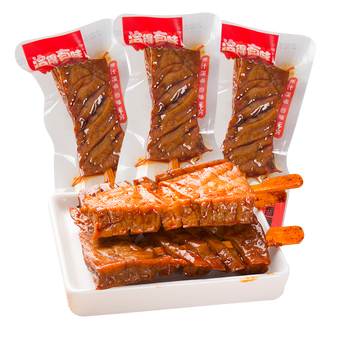 洽得有味兰花串香辣味豆干厚豆干20包湖南武冈兰花干卤豆腐干串熟食