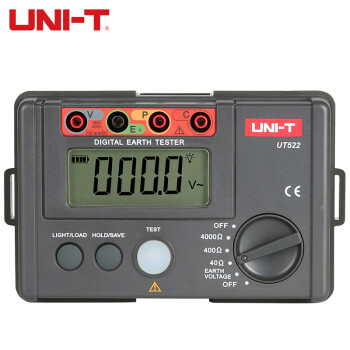 优利德（UNI-T）UT522 接地电阻测试仪数字电阻表摇表避雷针防雷测试表