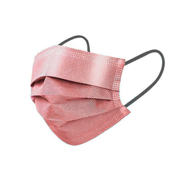 医用外科口罩n95混合彩色时尚小红书同款彩色莫兰迪色透气潮款橘粉色