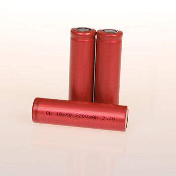 ykmc适用18650锂电池大容量37v锂电池尖平头强光手电筒带保护板松下