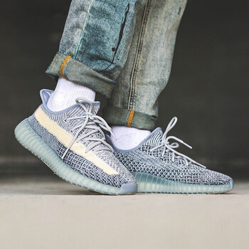 350椰子350网面透气轻便缓震跑步鞋 g gy7657/水洗丹宁 41