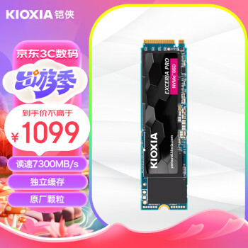 铠侠（Kioxia）2TB SSD固态硬盘 NVMe M.2接口 EXCERIA Pro  SE10 系列（PCIe 4.0 产品）