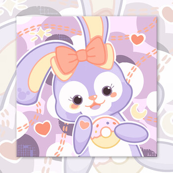 油画diy填色画儿童卡通动漫简单手工涂鸦填充填色手绘画丙烯 星黛露2