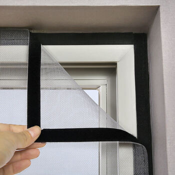梦昔布艺mengxibuyi新款魔术贴防蚊纱窗门帘驱蚊纱帘夏日静音加密软纱