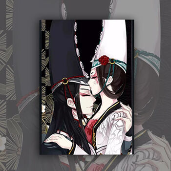 烟盒男20支装创意便携壳自动弹盖定制送男女礼物 【黑白无常-(黑色】