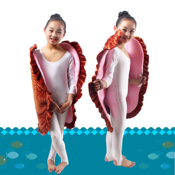 京谷云儿童海底世界表演服装海洋生物服海豚鲤鱼鲨鱼海星螃蟹龙虾演出