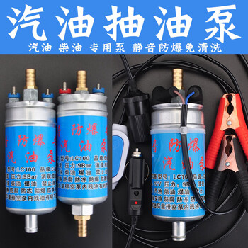 大流量电动抽油泵抽油器12v小型汽车家用抽机油箱汽油泵 加油神器 如