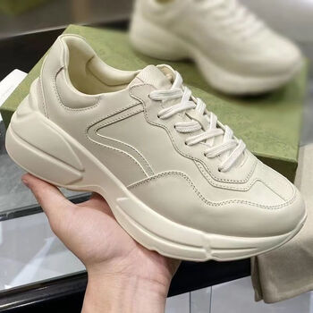 guciheaven古新款g驰老爹鞋男女厚底真皮休闲运动鞋男