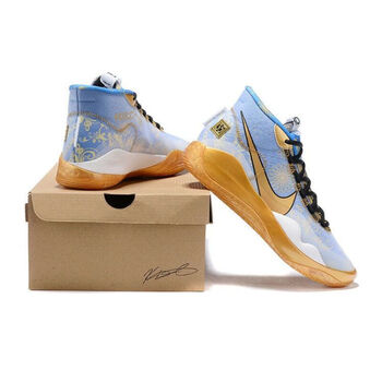 杜兰特12代 kd12黑白实战篮球鞋男学生黑水泥糖果癌 时尚配色 40