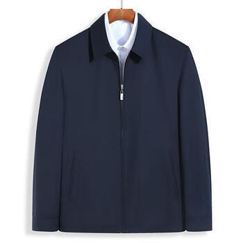 昔迪 行政夹克男装商务领导干部服装夹克中老年春秋薄款外套中年男士