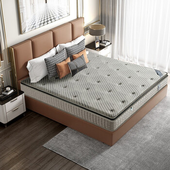 博班9分区乳胶加棉三防床垫针织乳胶椰棕床垫软硬适中整网弹簧静音