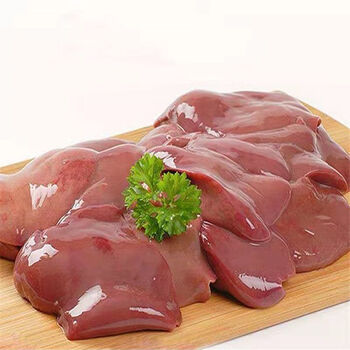 国产新鲜鸭肝冷冻生鸭肝鸭卤菜内脏火锅烧烤鸭杂优选鸭肝8斤装