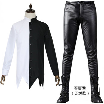 托雷基亚衣服 托雷基亚衬衣人间体衣服同衬衫黑白泰迦特雾崎上衣现货