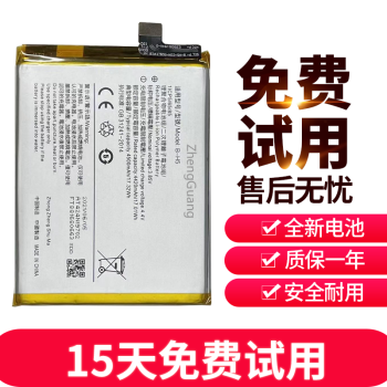 争光电池适用iqooz1x Y52S/Y31S/Y53S/845/U1/U3电池内置电板 IQOO U3/Y53S(B-08电池
